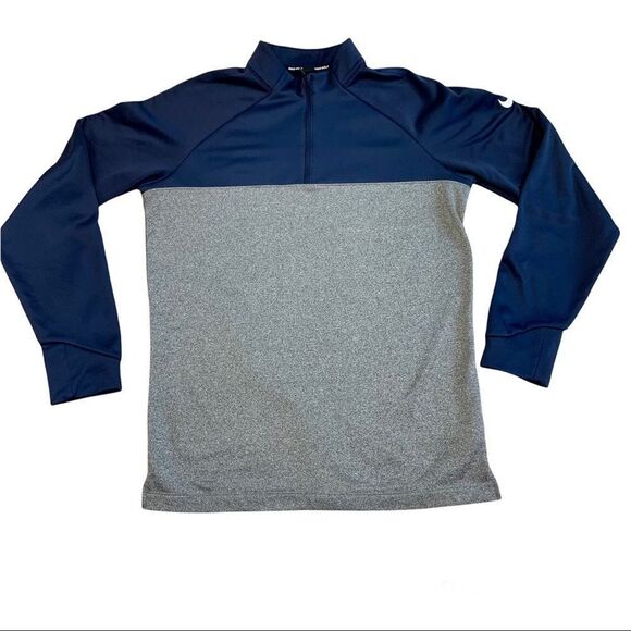 NIKE Therma-fit half-zip Navy gray golf top size small - Picture 4 of 10